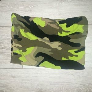 camo tube top
